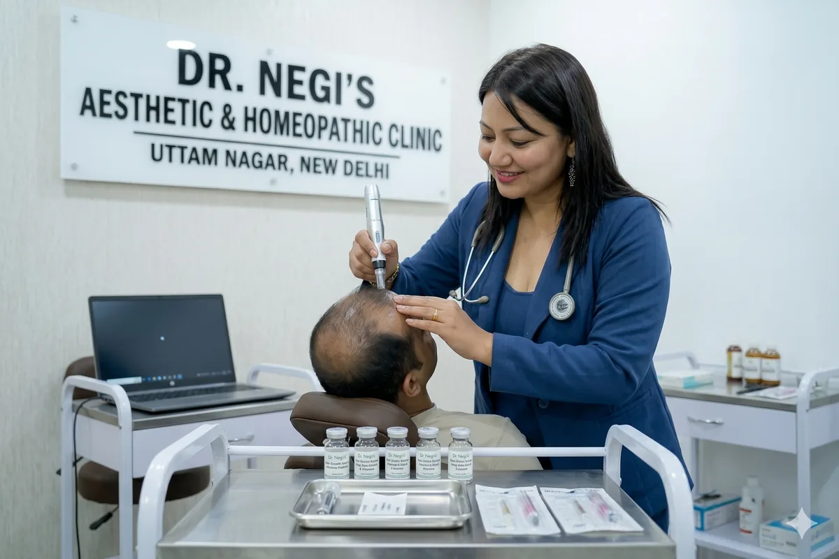 Mesotherapy Hair — Dr. Negi's Clinic, Uttam Nagar Delhi